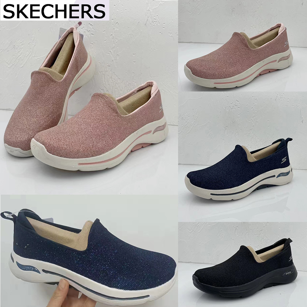 Sepatu SKECHERS sneakers wanita tanpa shoes wanita slip sepatu kasual lari