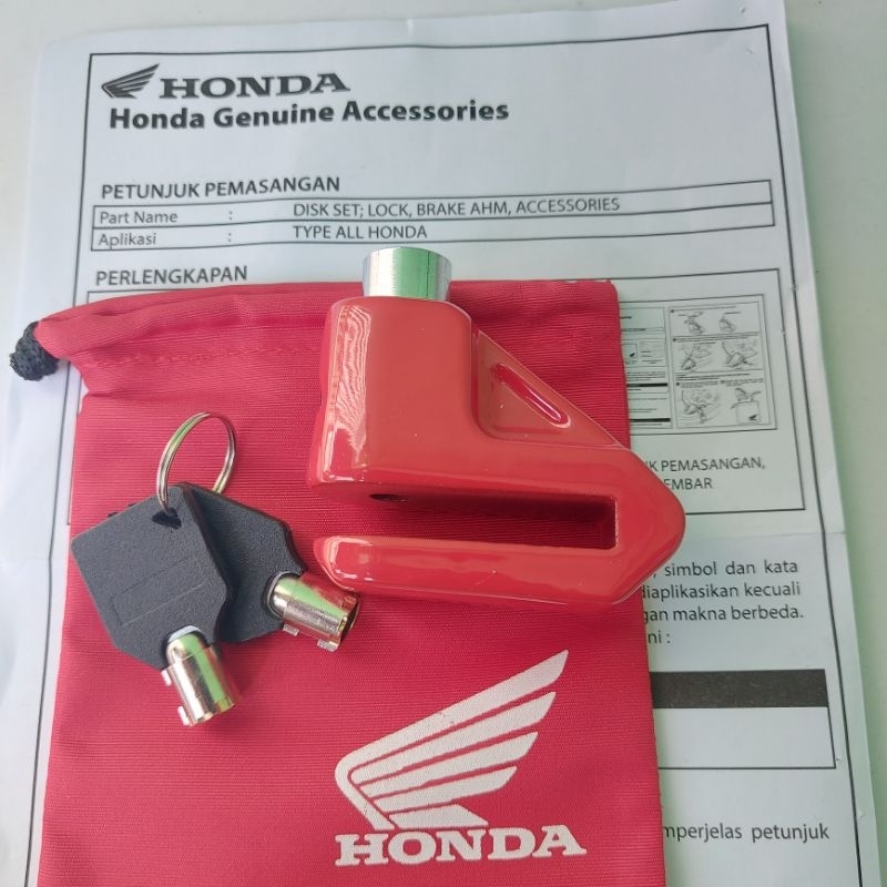 disclock / gembok cakram original honda