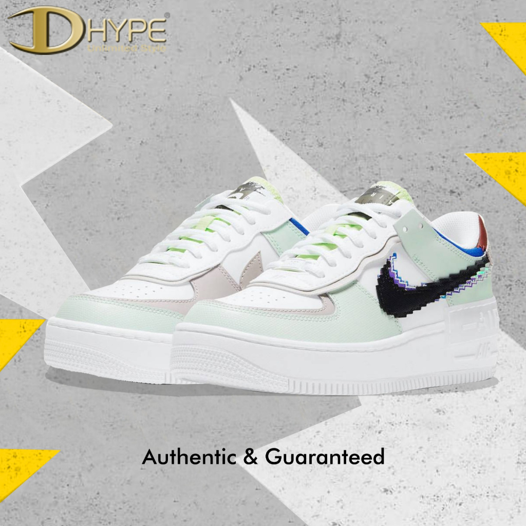 NIKE AIR FORCE 1 LOW SHADOW BIT BARELY GREEN