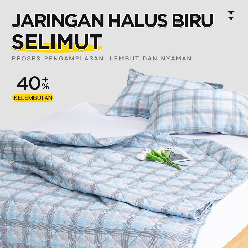 Selimut Bedcover Aesthetic Motif Simple Ukuran 120 Ukuran 160 dan 180