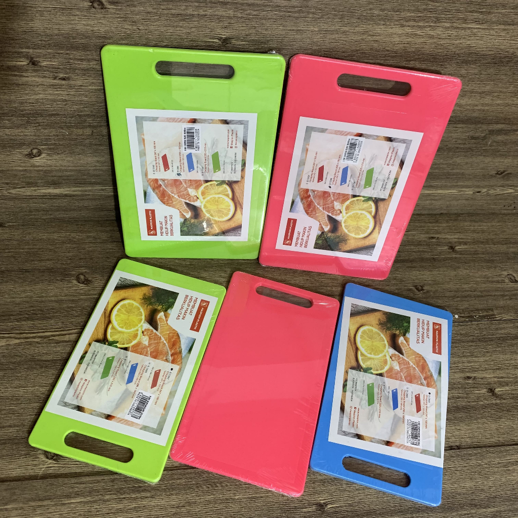TALENAN MASPION MASAK PLASTIK /  CHOPPING BOARD / TALENAN WARNA