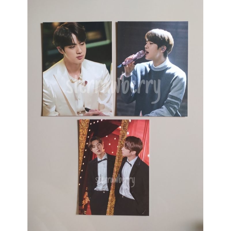 BTS JIN POSTCARD FROM BTS THE FACT PHOTOBOOK : WE REMEMBER