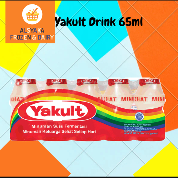 

Yakult Drink 65ml (1 pak isi 5pcs)