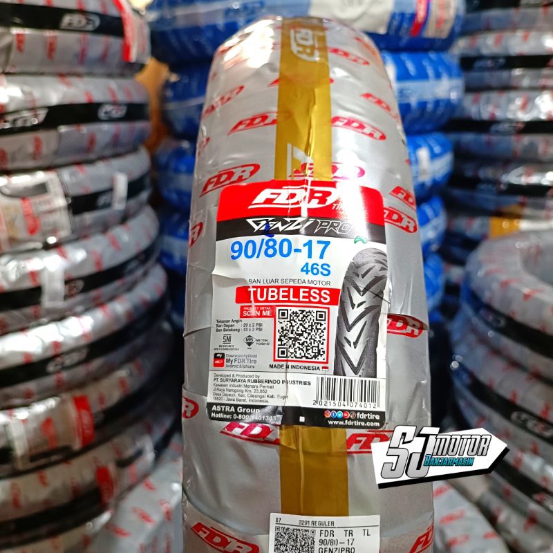 Ban Luar FDR - Genzi Pro 90/80-17 Tubeless