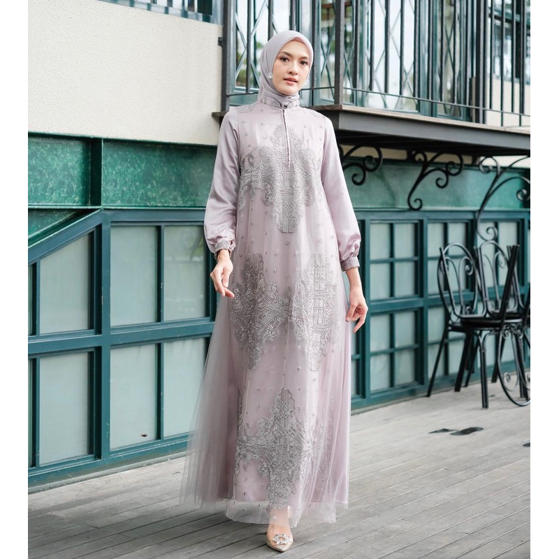 Dress Almahira Mauve Size M by akita.id