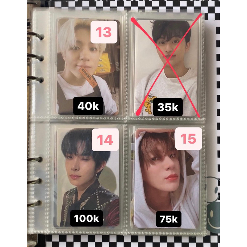 [READY STOCK] aab pc photocard nct127 nct dream mark jeno official | cafe candylab mixtape sg22 cine