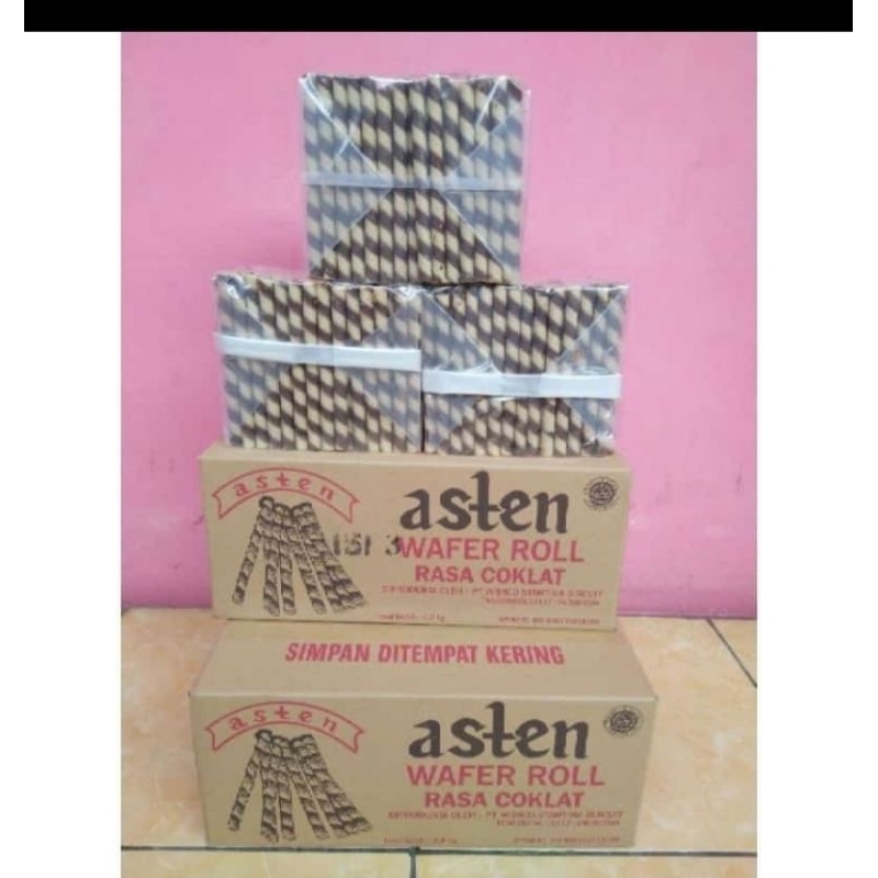 

Asten wafer Roll Cokelat 1 Dus 2,4kg isi 3 skat