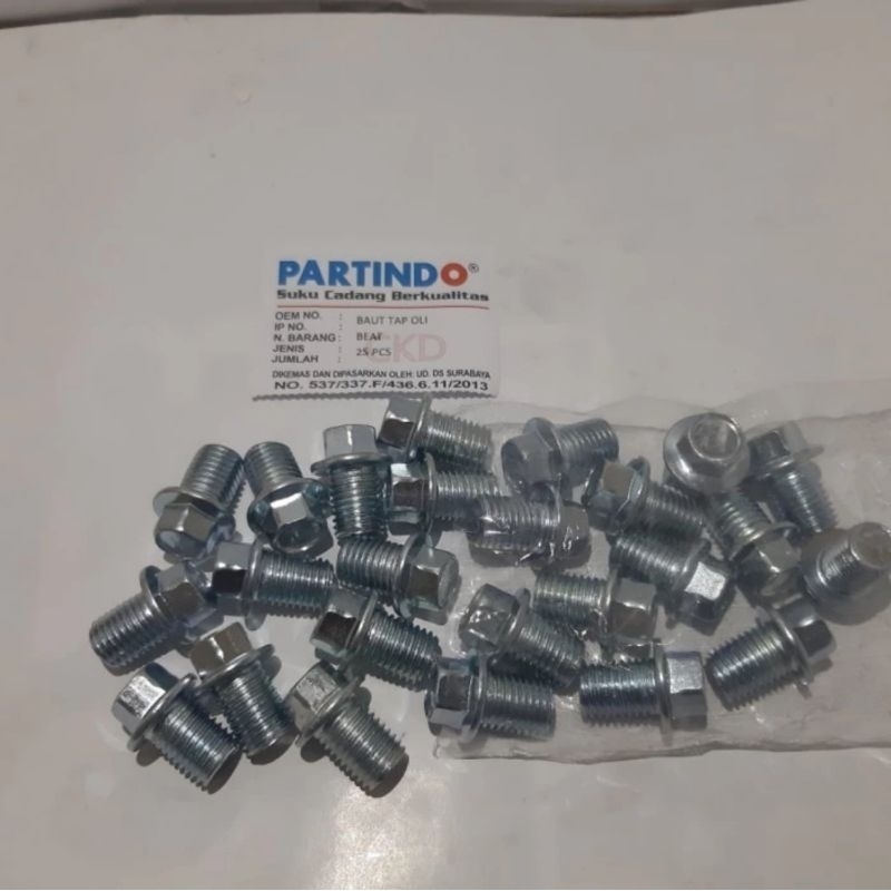 Baut Tap Oli Oil Mesin Beat Vario Scoopy Per Pcs