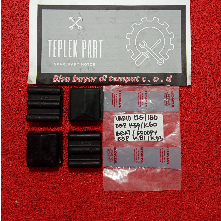 Karet Body/Karet Rubber/Karet Monting/Karet Dudukan Mesin/Motor Beat Scoopy Vario 125 Vario 150