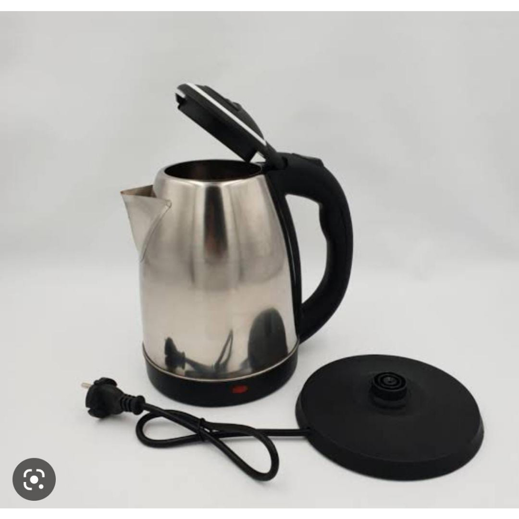 Teko Listrik Kettle Pemanas Air Panas Stainless 2 Liter