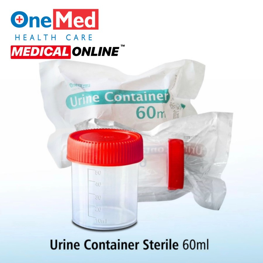 URINE CONTAINER STERIL ONEMED - POT SAMPEL WADAH URIN TEMPAT KENCING MEDICALONLINE MEDICAL ONLINE