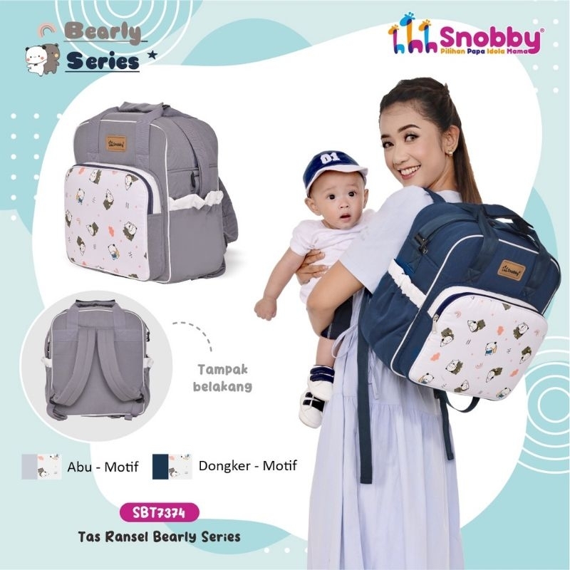 Snooby tas ransel baby  bearly series