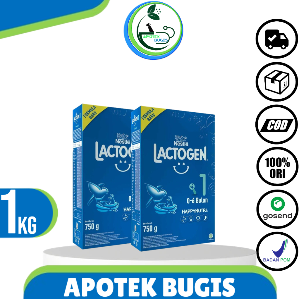 Nestle Lactogen 1 Susu Formula 0-6 Bulan Box 1 kg