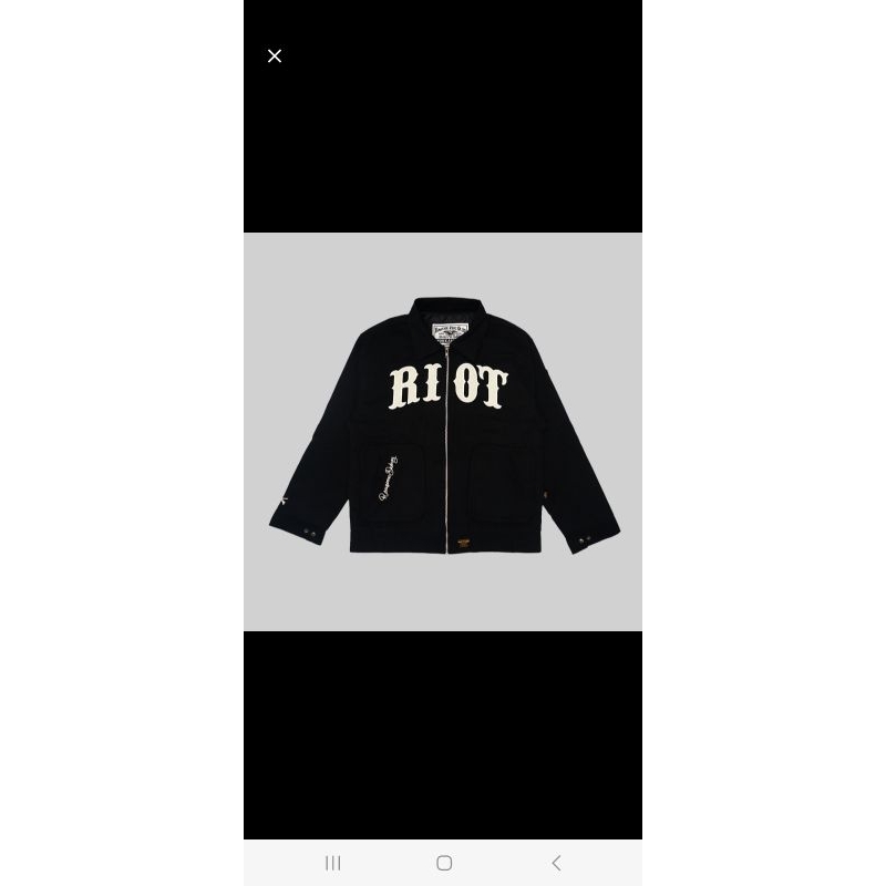 rawtype riot black strike size L