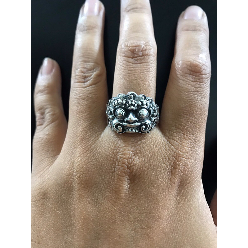 cincin perak barong bali