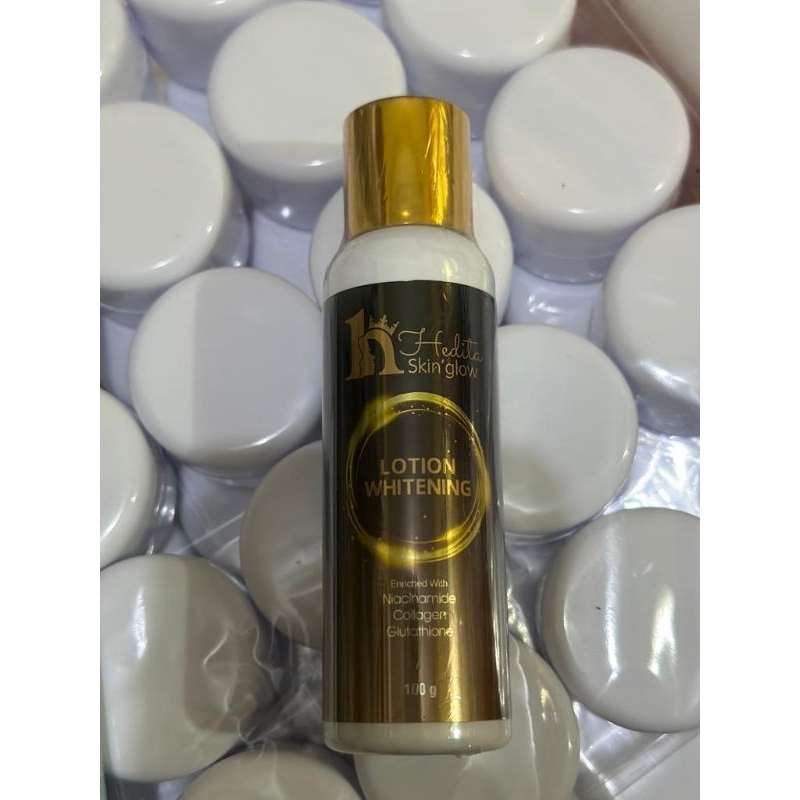 BPOM Hedita Lotion Whitening AMPUH | instant whitening PUTIH PERMANENT 100ml