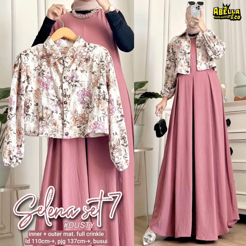 BISA COD GAMIS SELENA  SET // MELLY SET BY W&amp;W BY BY ABBELA