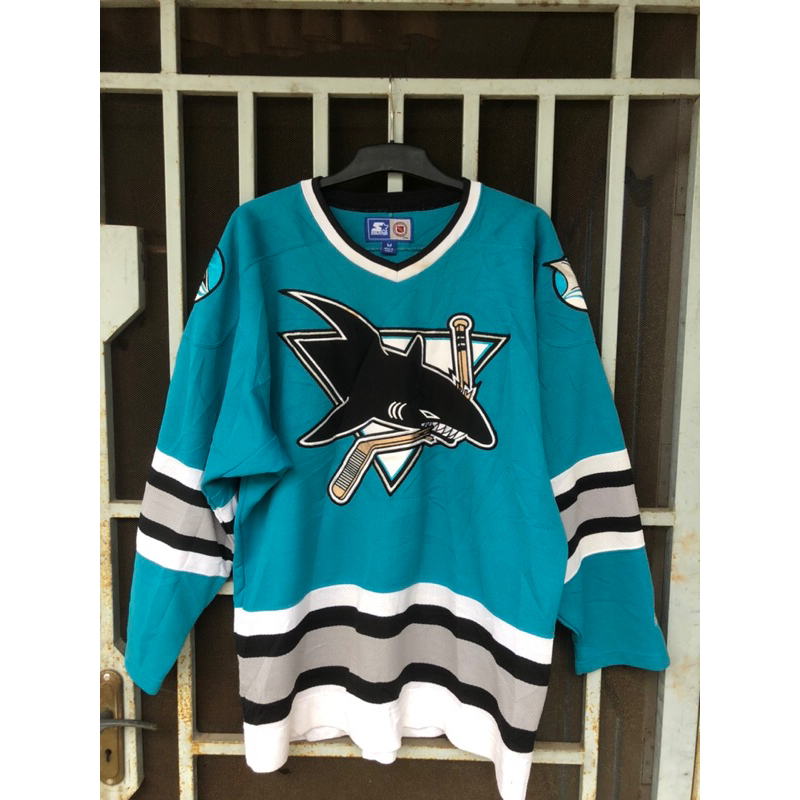 Jersey Vintage Starter NHL San jose Sharks 90 Second