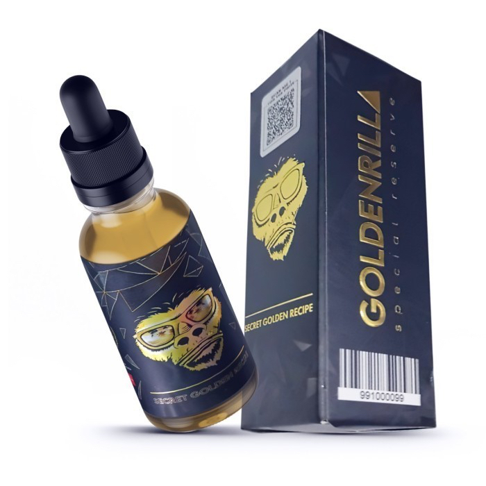 Liquid Goldenrilla Secret Golden Recipe 60ML 3&amp;6&amp;9Mg by IJC berpita cukai