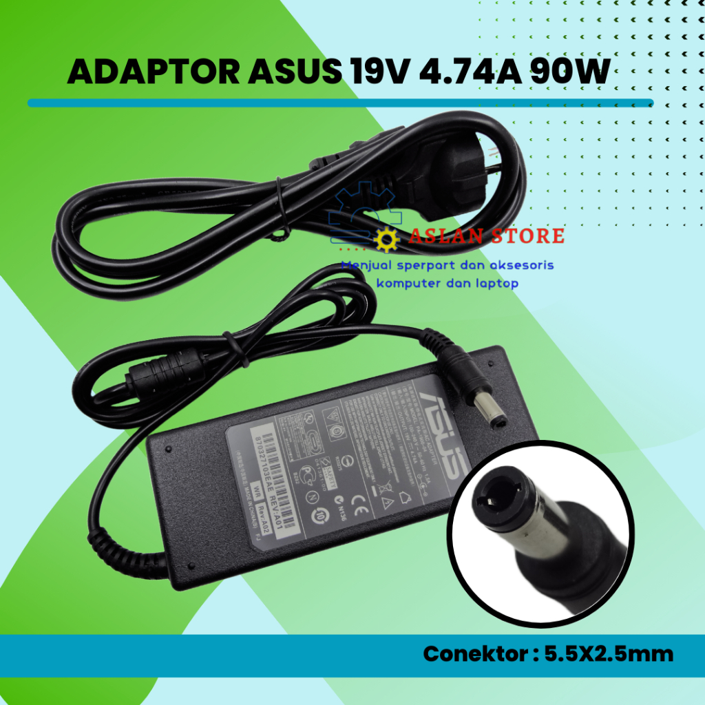 AC Power 19V 4.74A Adaptor Charger Laptop Asus  A52 A52F A53E A53S A53SV A53U F450CC AC Adapter Charger PA-1900-24 A53S A53U A55A A55VD