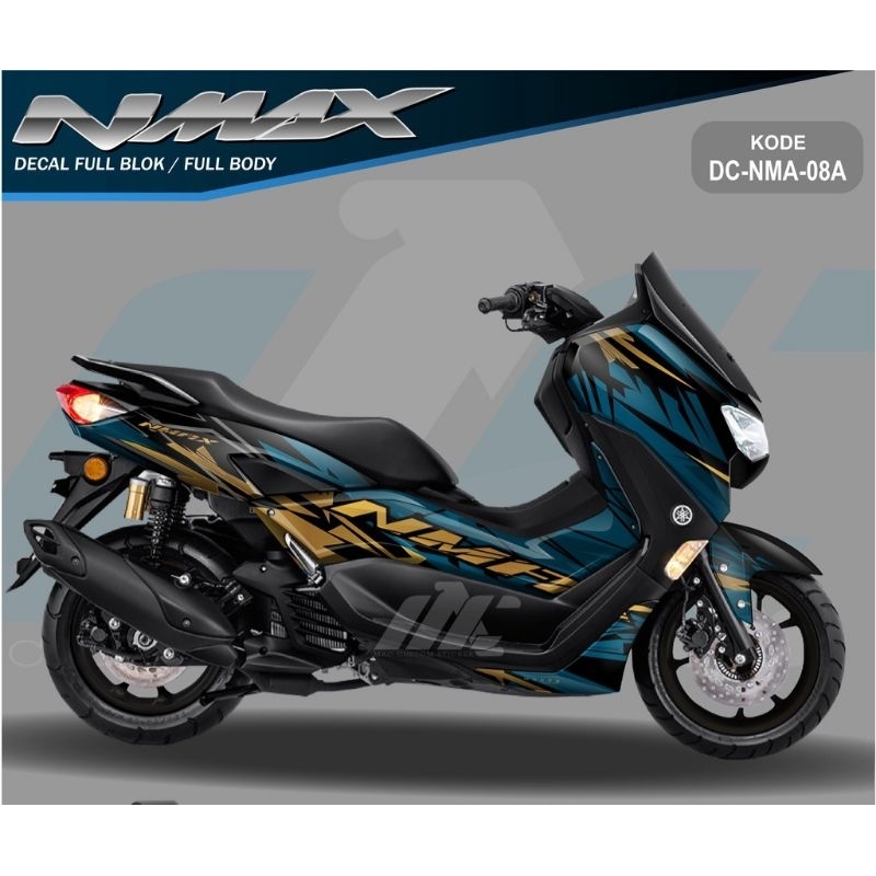 STICKER DECAL NMAX 2020 2021 2022 NEW - STIKER FULL BLOK NMAX 2020 2021 2022 - STIKER NMAX FULL BODY