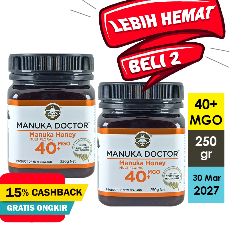 

Madu MANUKA DOCTOR Manuka Honey MGO 40 250gr Multifloral
