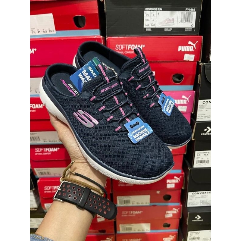 SEPATU SANDAL SKECHERS SLIP ON ORI