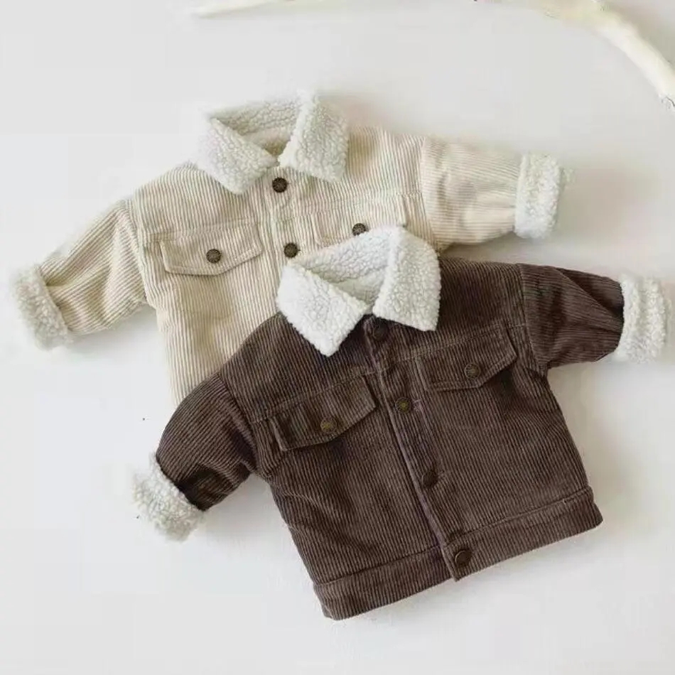 jaket anak corduroy