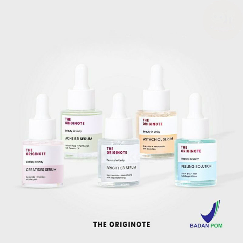 The Originote Face Serum / Originote Bright Serum / Originote Acne Serum / Originote Ceratides / Ori