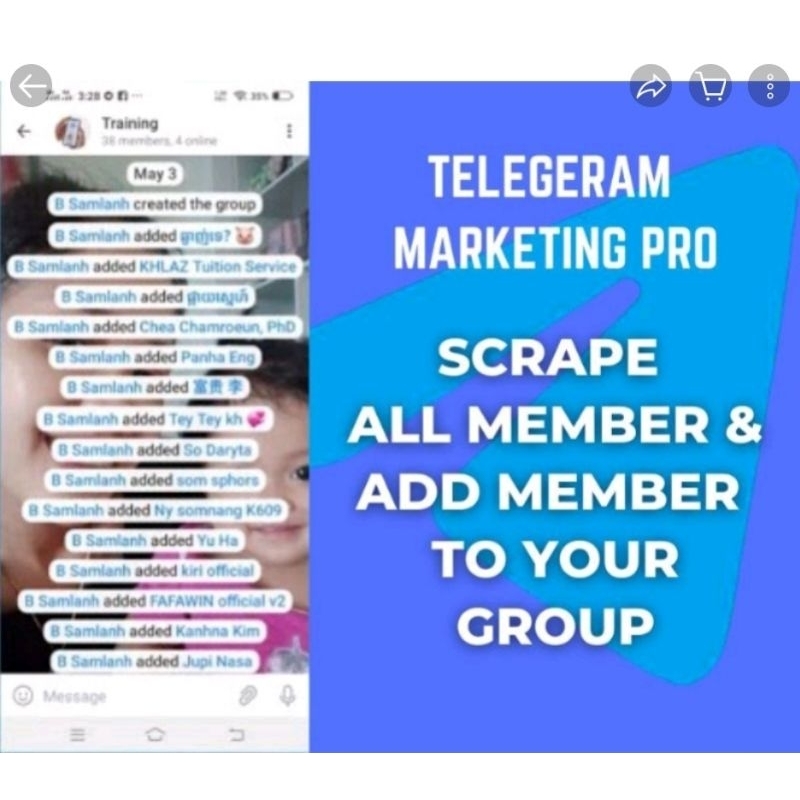 Aplikasi Telegram Scraper All Member