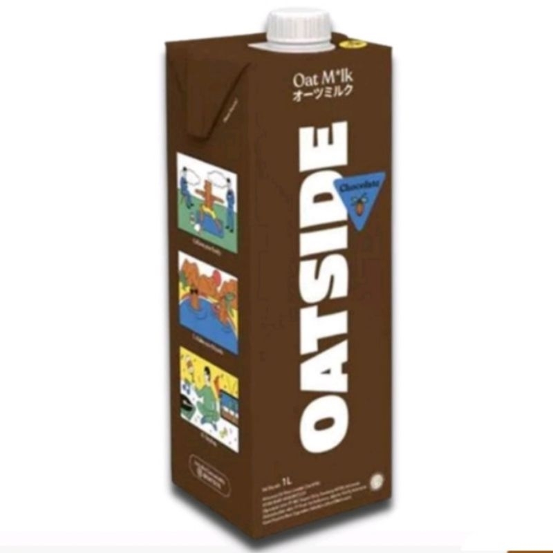 Oatside Barista Blend Chocolate Hazelnut Susu Gandum 1L