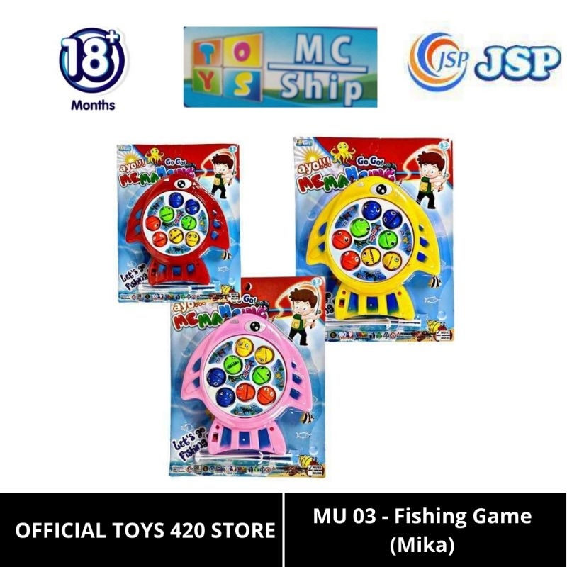 420TOYS - Mainan Anak Memancing Les't Go Fishing Game (Mika) MU 03