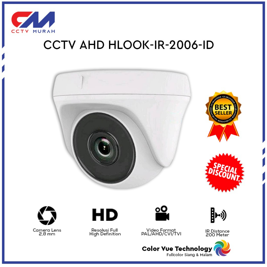 Kamera CCTV Indoor 2MP, Resolusi 1080P/CCTV Camera Exir Bullet