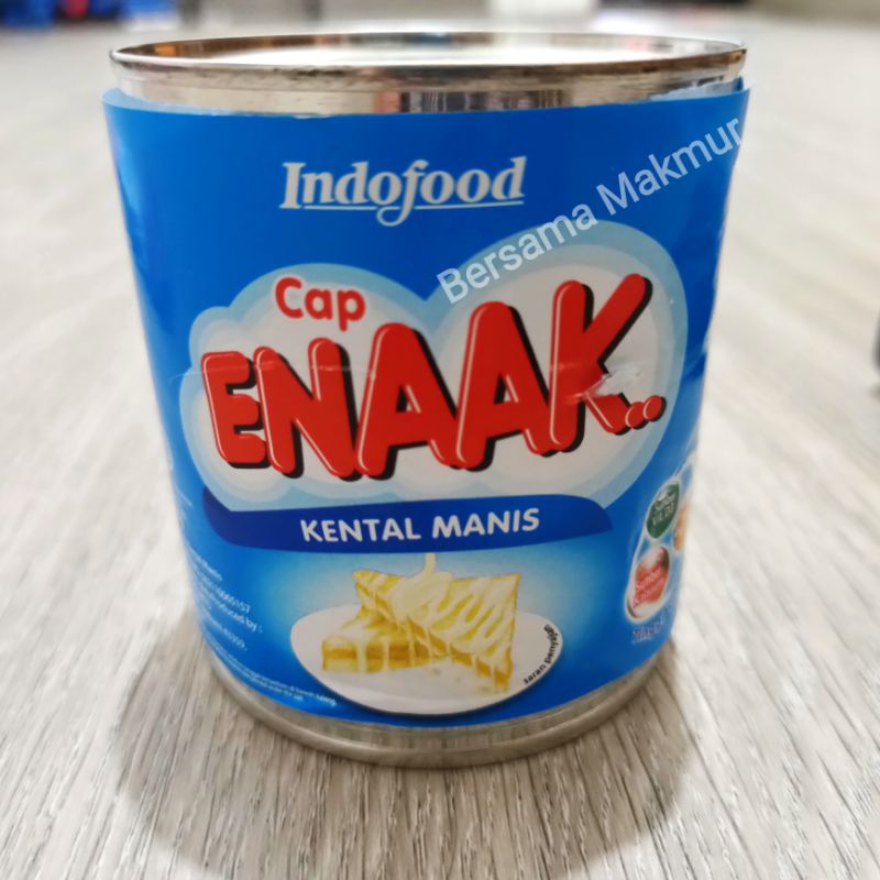 

Enaak Susu kental manis krimer cap Enak Kaleng