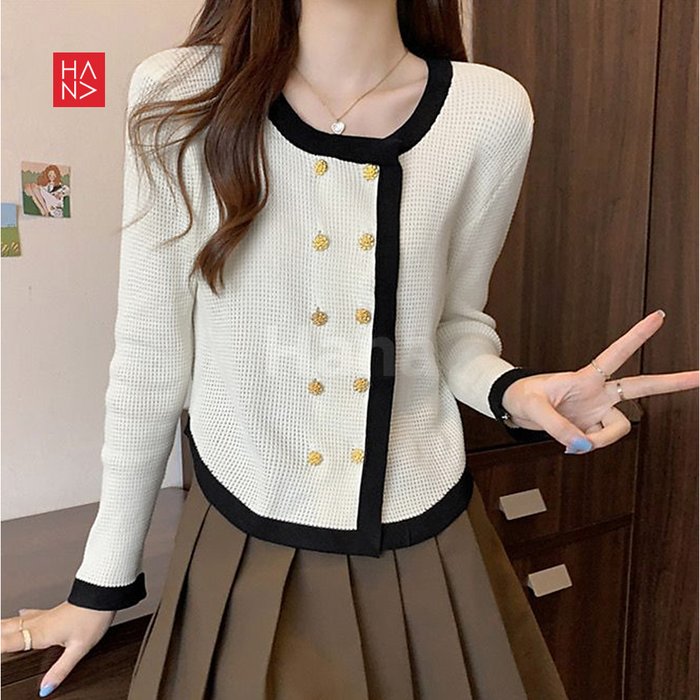 Hana Fashion - Vanya Jacket Long Sleeve Cardigan Atasan Wanita - JK100