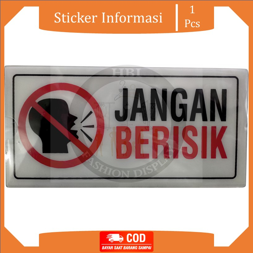 

Stiker Papan Nama Jangan Berisik