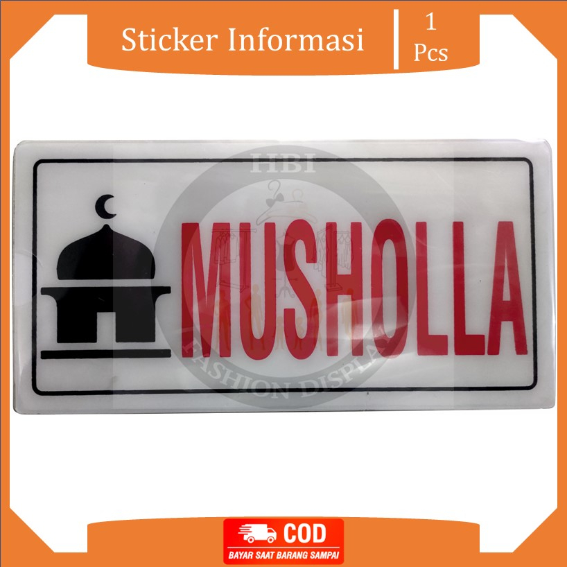 

Stiker Papan Nama Musholla