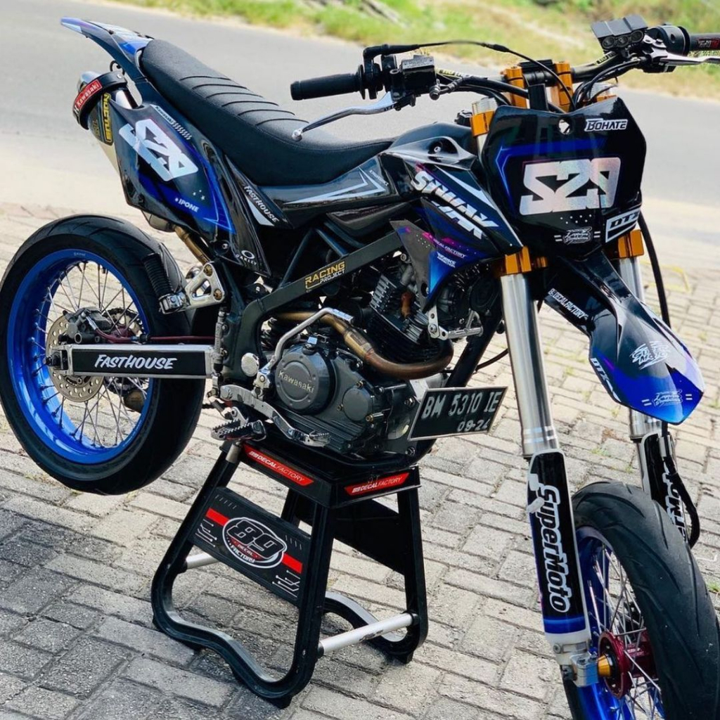 decal dtracker - sticker decal kawasaki dtracker - decal presisi dtracker #decal dtracker 150 full b