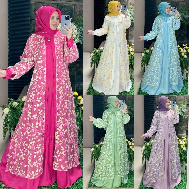 DRESS ORGANZA 3D