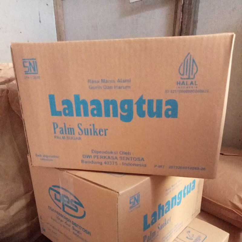 

Lahangtua Palm suiker kuning untuk toping 250g ( kartonan)