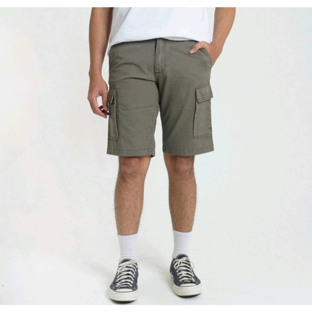 Celana Pendek MGEE Original Outdoor Short Pants Cargo Rows 004 Olive
