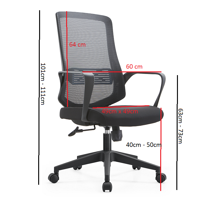 Furnibest Kursi Kantor Kursi Kerja