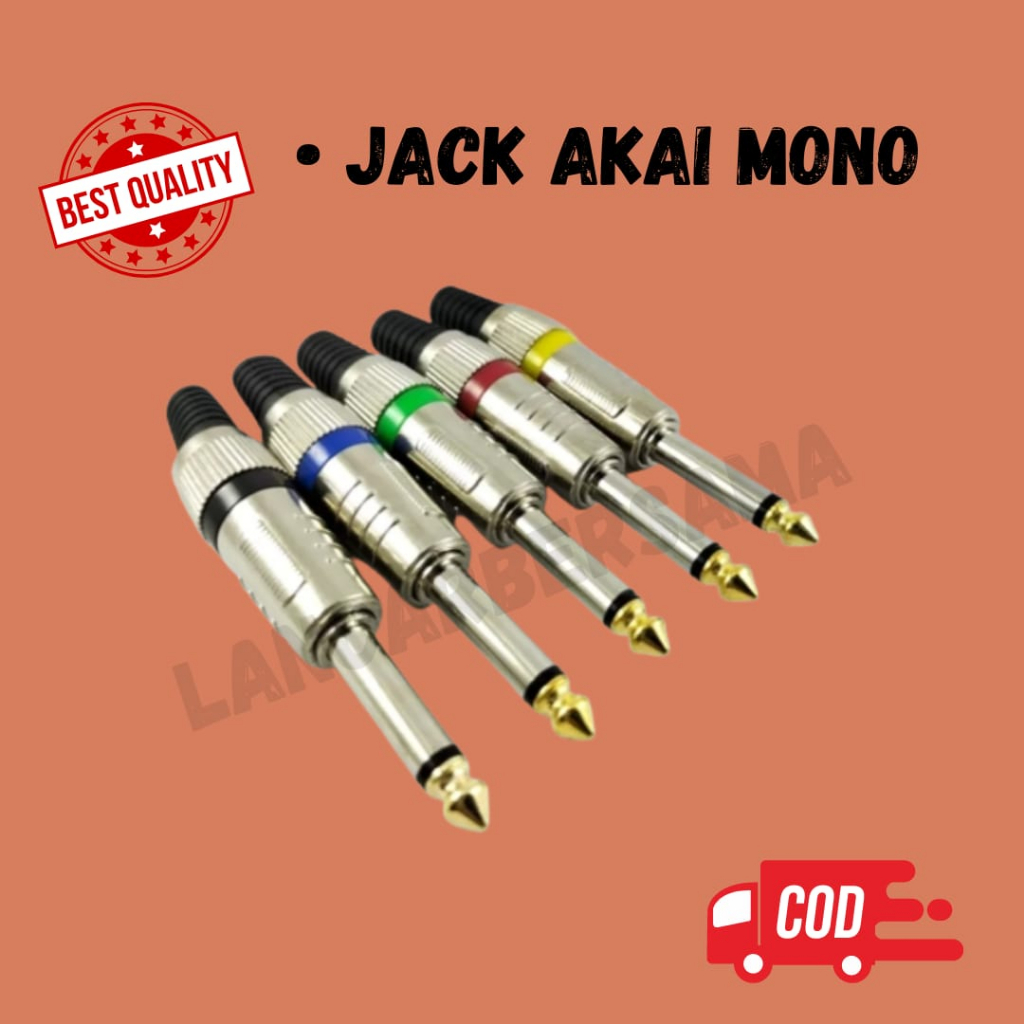 JACK AKAI MONO BESI CANARE,JEK AKAI,JEK MIC,JACK MIC，KONEKTOR MIC，CONNECTOR MIC