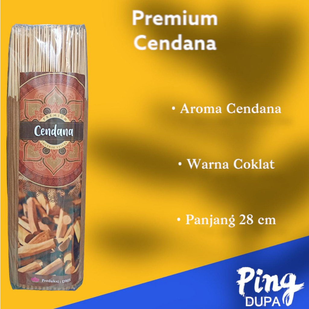 Dupa Bali Cendana Premium Incense Sticks Produksi Dupa Mas Sejahtera