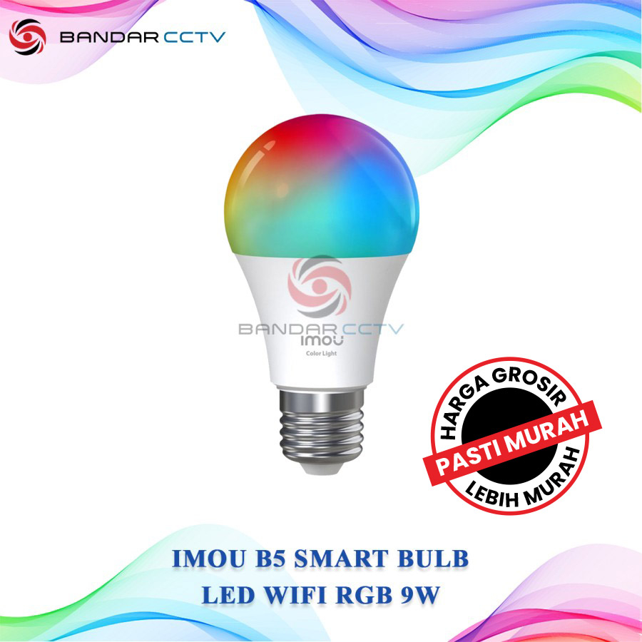 Imou B5 Smart Bulb CL1B 5 E27 Smart Light Wifi Wireles 9W Lampu Bohlam