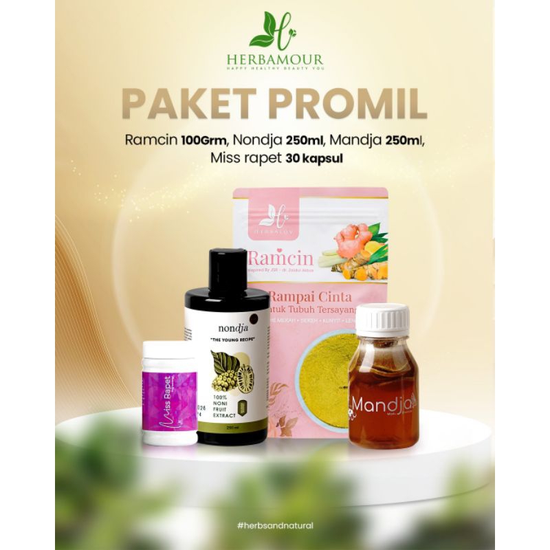 

Paket Promil Herbalov / Paket Pejuang Garis Dua / Paket Promil Ramcin Nondja Mandja Miss Rapet