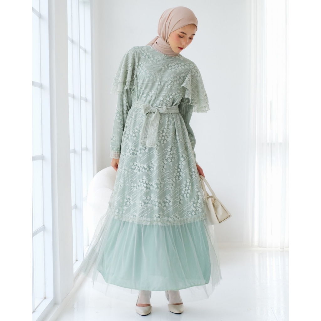 Myrubylicious THENIA MAXI DRESS KODE 4457 | DRESS | MAXI DRESS | DRESS LENGAN PANJANG | BAJU MUSLIMAH