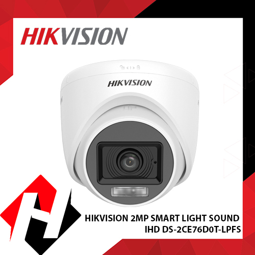 HIKVISION  CAMERA DS-2CE76K0T-LPFS CCTV INDOOR 5MP BUILT-IN MIC - SMART LIGHT