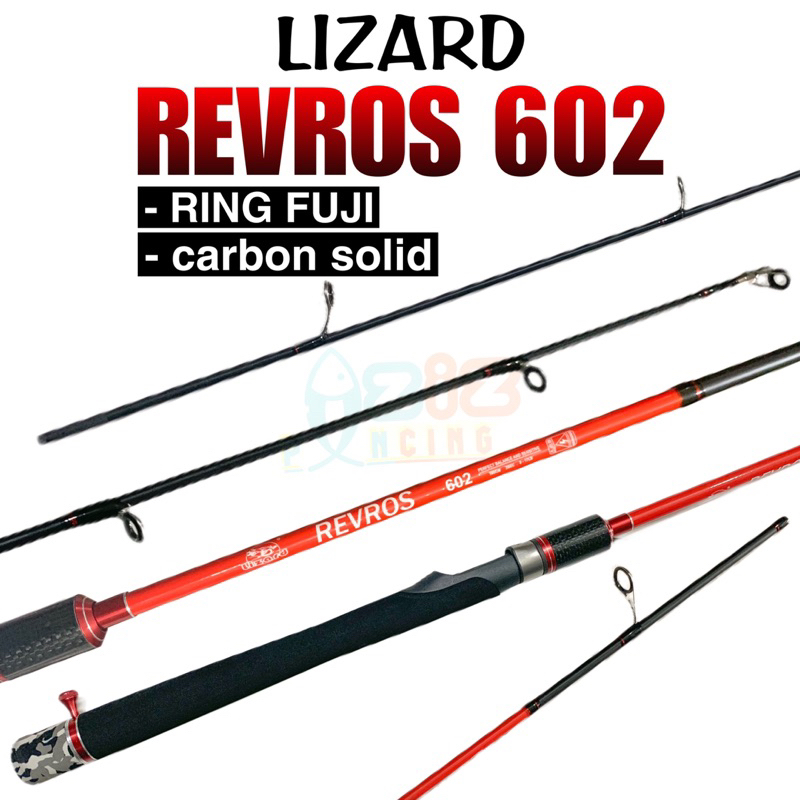 JORAN PANCING LIZARD REVROS 602 1.80M CARBON SOLID RING FUJI