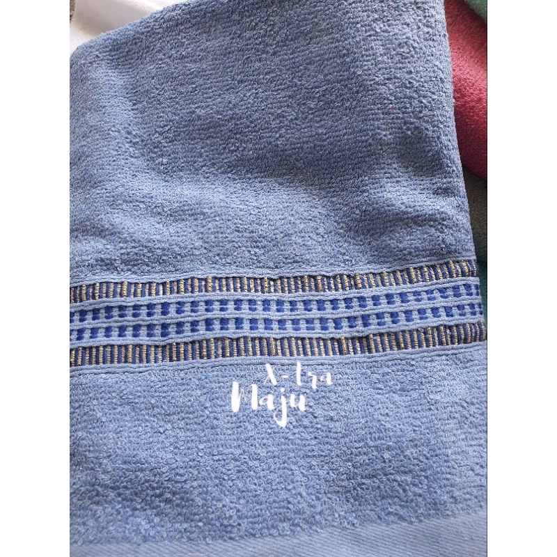 Handuk Mandi Jumbo size 70x140cm bahan Katun mudah meresap air Terlaris